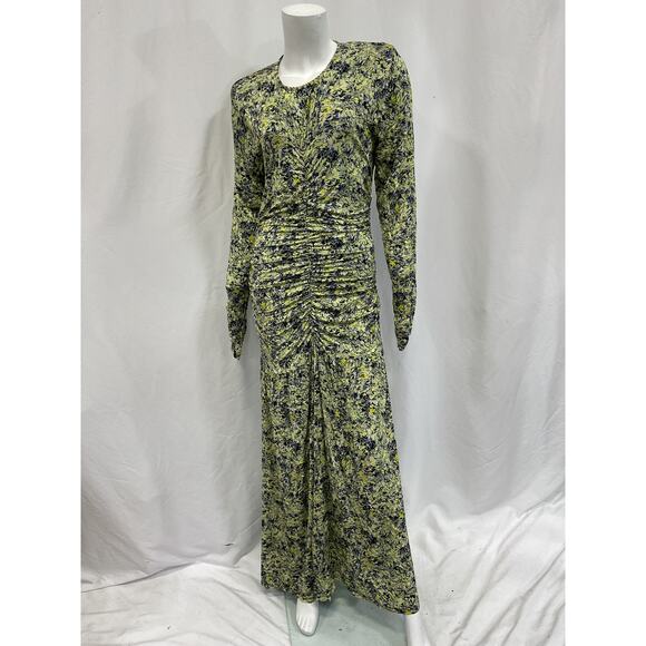 Gestuz 'Minuly' Green Midi Dress Size XL - Picture 2 of 5